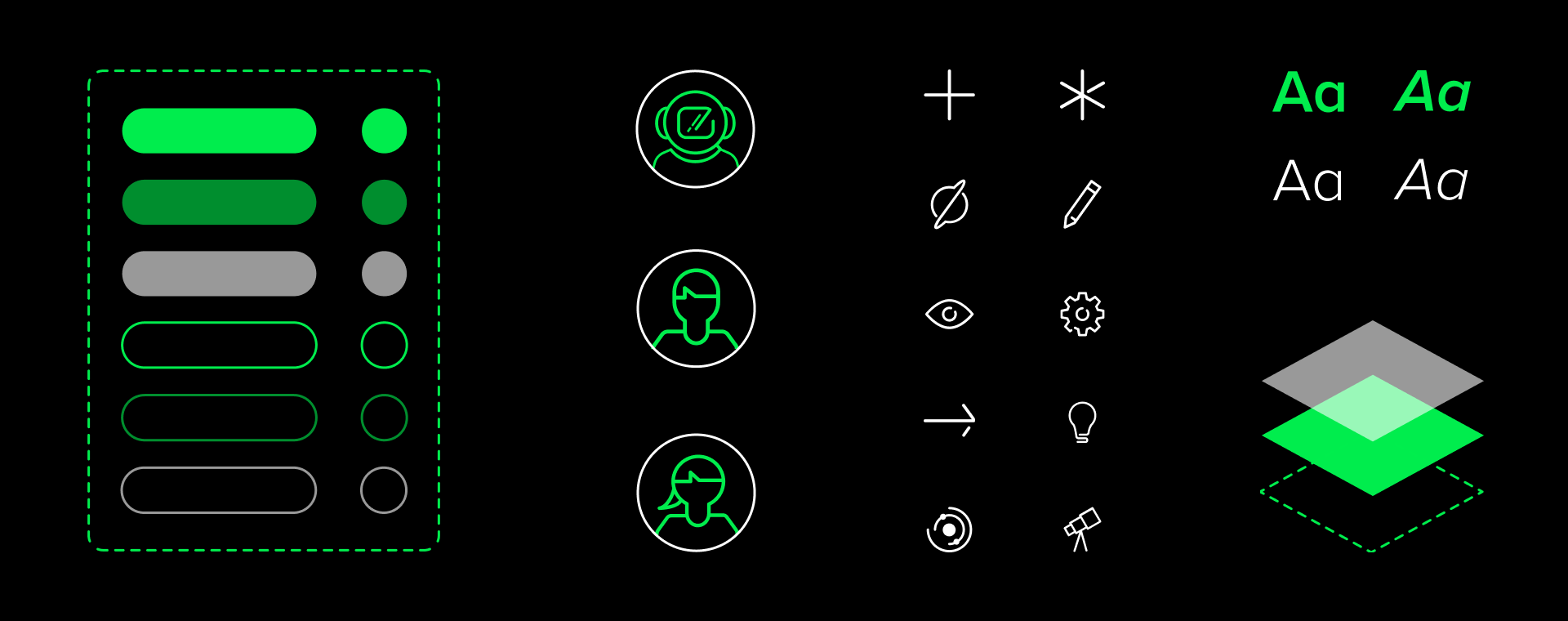 Różne elementy Design systemu