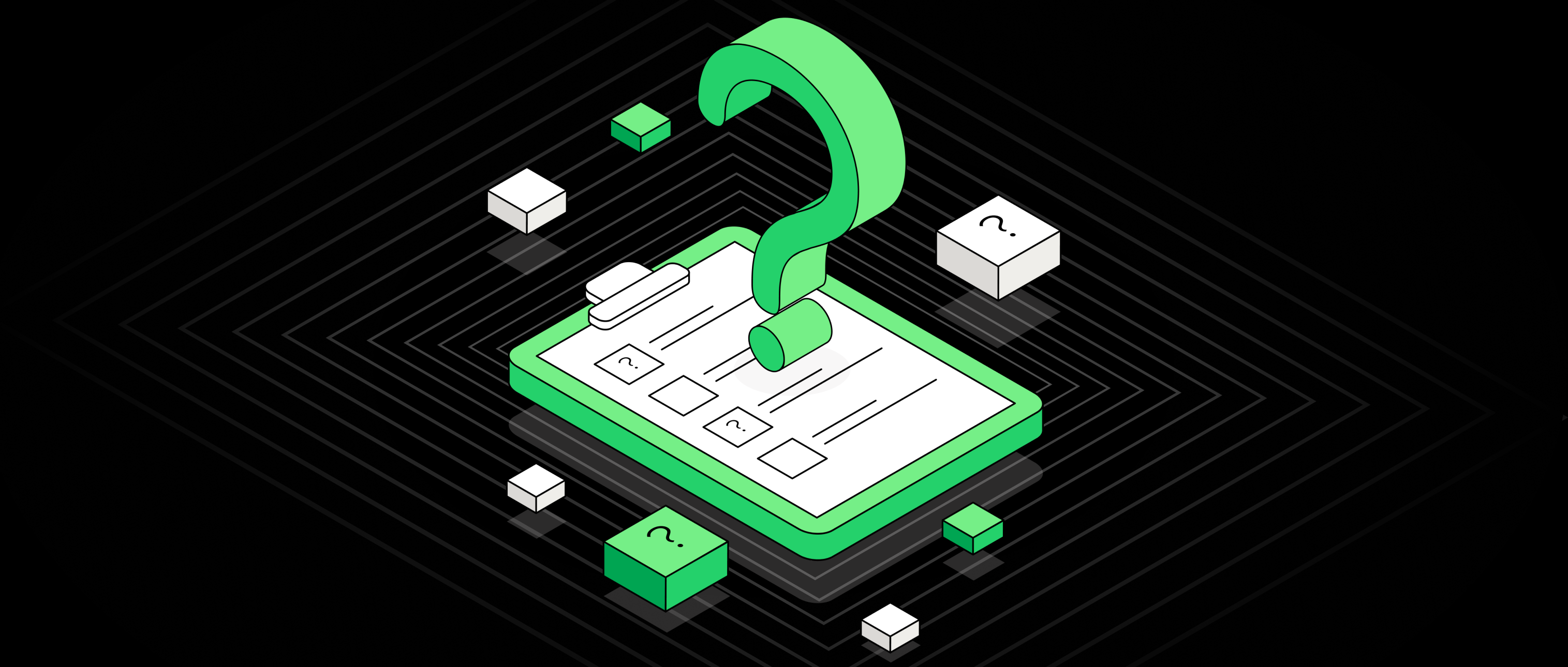 Grafika przedstawia zielony znak zapytania unoszący się nad checklistą pytań, symbolizującą proces wyboru partnera technologicznego w branży IT. To idealne narzędzie dla firm planujących przetargi IT i szukających partnera, który odpowie na ich potrzeby. Checklista pytań pomaga w analizie ofert, porównaniu możliwości technologicznych i potencjału firm IT. Dzięki niej klienci mogą lepiej zrozumieć znaczenie współpracy z partnerami technologicznymi w zakresie usług, innowacji i rozwoju produktów. Sprawdź, jak skutecznie zaplanować przetargi i wybrać odpowiedniego partnera IT
