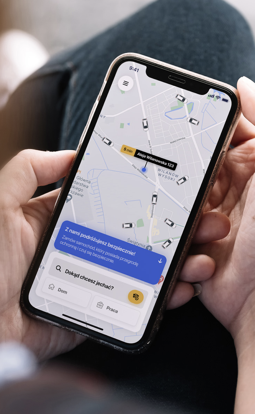 Przebudowa aplikacji pasażera - iTaxi